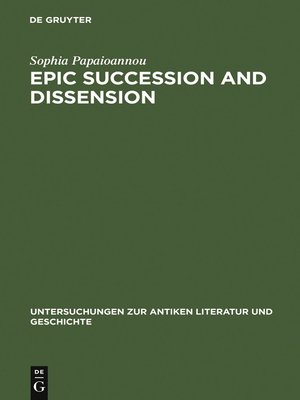 cover image of Epic Succession and Dissension